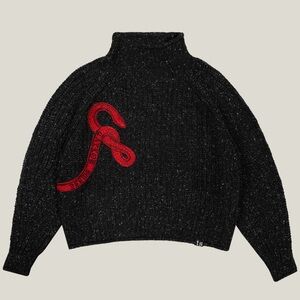 REPUTATION Taylor Swift MOCKNECK CROPPED SWEATER